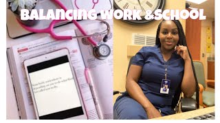 HOW TO BALANCE WORK AND NURSING SCHOOL⚖️