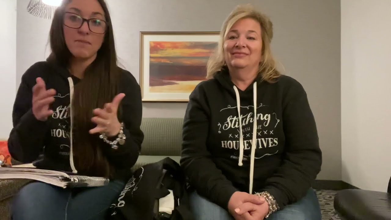 Flosstube #245:Priscilla & Chelsea-The Real Housewives of Cross Stitch