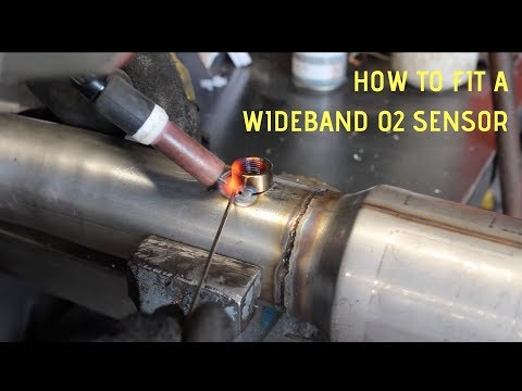 How to fit a weld on wideband O2 sensor boss