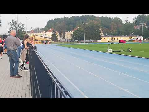 Lena bieg na 200m, czas 27.27 PB - 2 miejsce (3 tor), I Mityng Złota Jesień Złotoryja, 23.09.2020