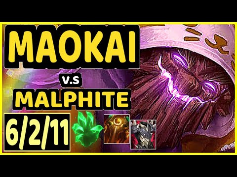 KFO (MAOKAI) vs MALPHITE - 6/2/11 KDA TOP GAMEPLAY - KR Ranked GRANDMASTER