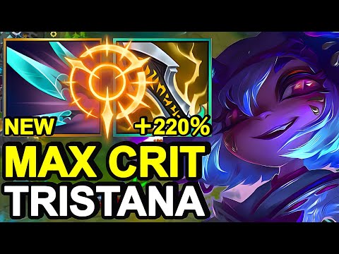 Wild Rift China Tristana Mid - New One Shot Critical Build Runes - Challenger Solo Rank Gameplay