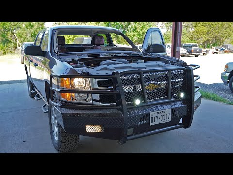 2007 Chevy 1500 Gets Brand New Ranch Hand Grill Guard!