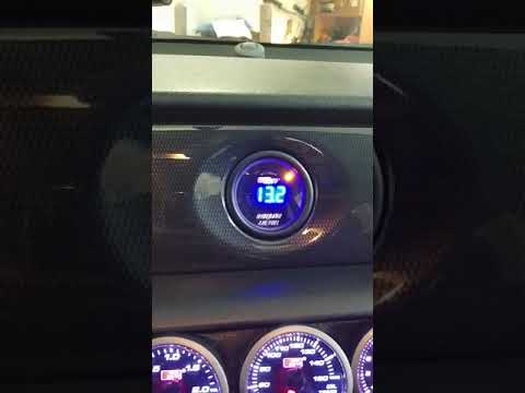 GlowShift wide band AFR gauge testing in Mitsubishi Outlander Turbo