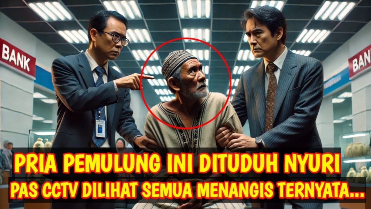 KISAH NYATA!! AWALNYA PRIA PEMULUNG INI DITUDUH NYURI, PAS CCTV DILIHAT SEMUA NANGIS.....ternyata