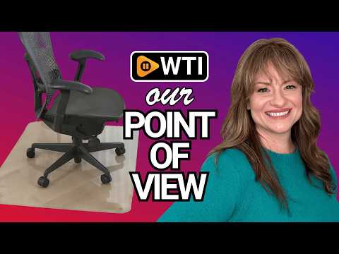 36x46 Tempered Glass Chair Mat for Carpet with Beveled Edge for Carpet & Hardwood Floors – Smooth Glide Office Chair Floor Protector - WTI product video review