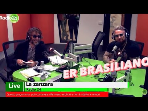 ER BRASILIANO invade gli studi di Milano | LA ZANZARA 17/06/2021