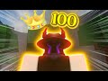 100 KILLSTREAK World Record The Strongest Battlegrounds