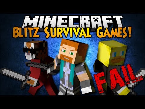 Minecraft: BLITZ SURVIVAL GAMES! - 10 Block Challenge FAIL!