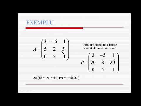 Proprietatile determinantilor | Lectii-Virtuale.ro