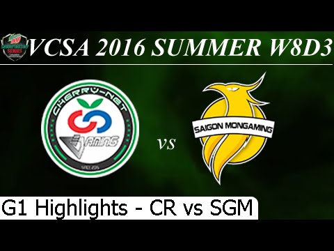 CR vs ZM Game 1 Highlights 10/07/2016 - VCSA Summer 2016 W7D3M2 CanTho Cherry vs Zotac MonGaming