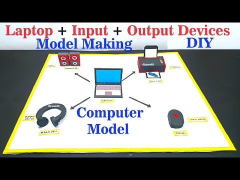 computer model making using cardboard simple and easy diy science exhibition howtofunda
