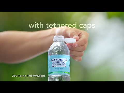 Hydration with a Purpose - Nature's Spring Tethered Caps