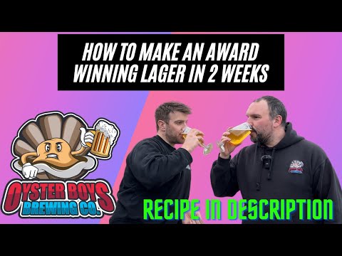 How To Brew An Award-winning Lager In 2 Weeks.