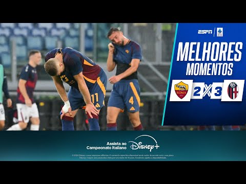 Gols e lances de Roma x Bologna