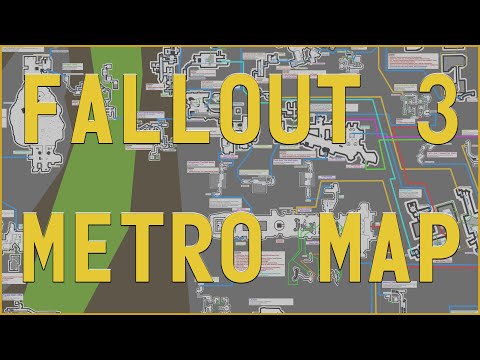 Fallout 3 Metro Map Completed