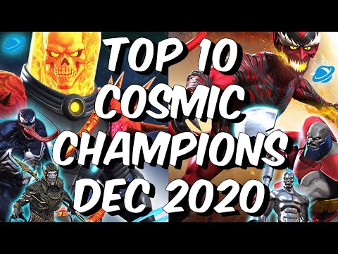 Top 10 Cosmic Champions Dec 2020 - God Tier Best Of The Best Breakdown - Marvel Contest of Champions