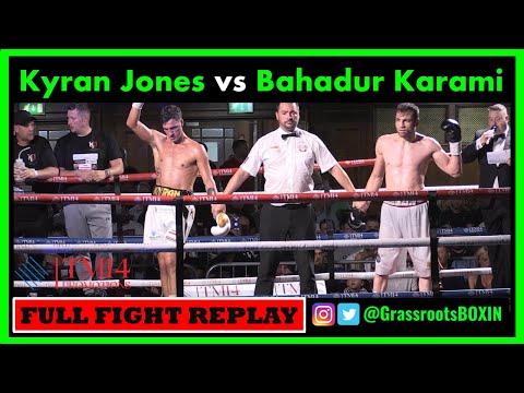 Kyran Jones vs Bahadur Karami - FULL FIGHT - TM14 & Mo Prior Promotions (2/9/23) York Hall.