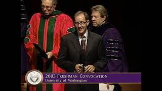 Archive: 2003 University of Washington Freshman Convocation, 09/28/2003