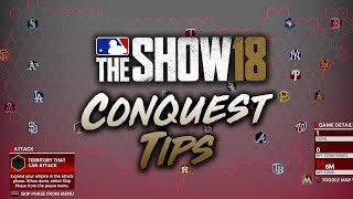 MLB The Show 18 Conquest Tips &amp; Tutorial (How to Beat Conquest)