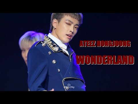 191026 상암 팬싸인회 ATEEZ 에이티즈 홍중 wonderland 원더랜드