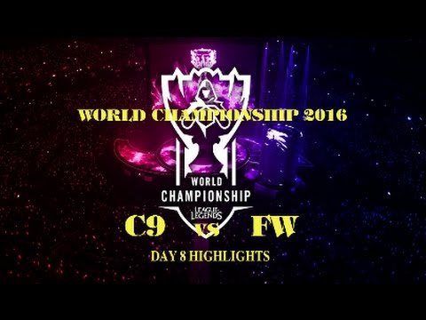 [LOL World Championship 2016] Cloud 9 vs Flash Wolves Highlights-Day 8 Group B (Oct 10,2016)