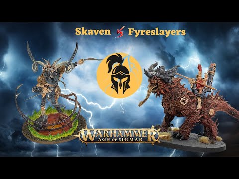 Age of Sigmar Battle Report: Skaven Vs Fyreslayers