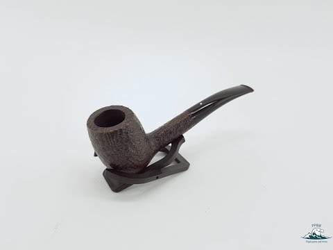 2004 Rare Shape Dunhill Shell Briar Slightly Bent Apple Sitter Angled Bowl 9mm *SOLD*