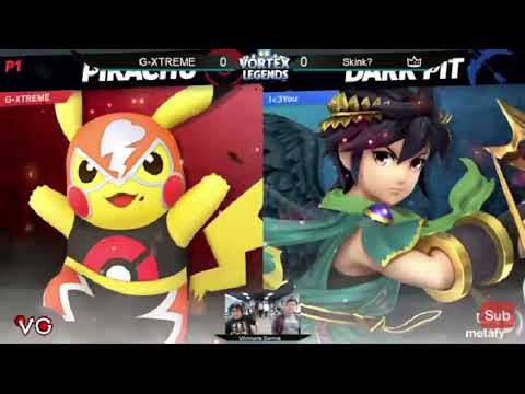 Vortex Legends 23 - Losers Quarter Finals - G-XTREME (Pikachu) vs Skink? (Dark Pit)