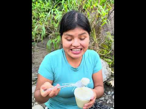 Prepare un helado de paila en el campo