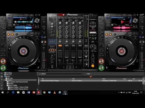 Virtual DJ 8 CDJ 2000 nexus DJM 900 nexus Black Coffee Type Effect