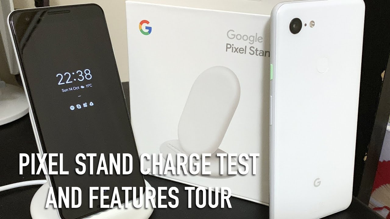 Google Pixel Stand (Pixel 3/XL) | Wireless battery charge test & review