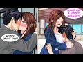 [Manga Dub] I was on a crammed train with my boss, and accidentally kissed her... [RomCom]