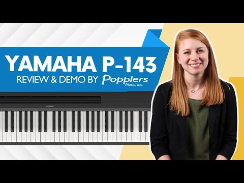Yamaha P-143 Digital Piano | Review and Playing Demo by Jenna from Popplers Music