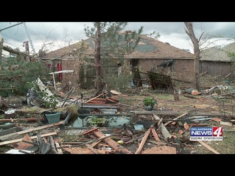 Couple still sorting through damage days later