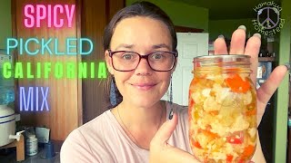 Spicy Pickled California Mix w/ Taste Test | Hamakua Homestead