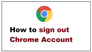How to sign out Chrome Account