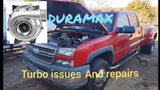 Duramax LLY turbo issues and repair P0045,P0046 VGT solenoid , position sensor ,Chevy Silverado, GMC