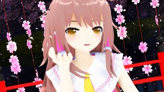 【東方MMD】桜カラーっぽい霊夢に極楽浄土を踊ってもらった［お花見企画］
