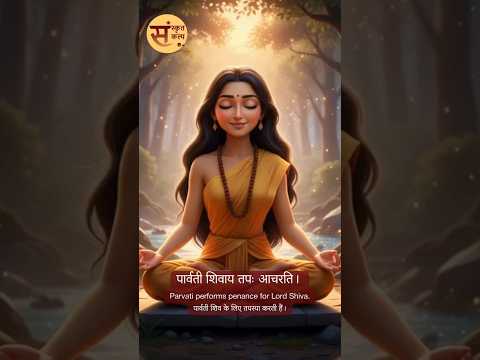 पार्वत्याः तपस्या (The Penance of Parvati) पार्वती की तपस्या Sanskrit Story - 55 | Sanskrit Kalp