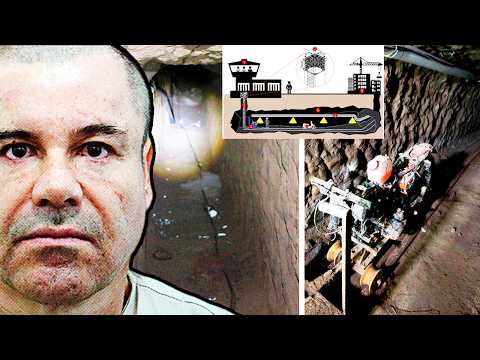 ⚠️ How was "El Chapo Guzmán's" Escape Tunnel built? 🇲🇽