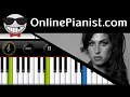 Amy Winehouse - Rehab - Piano Tutorial & Sheets ...