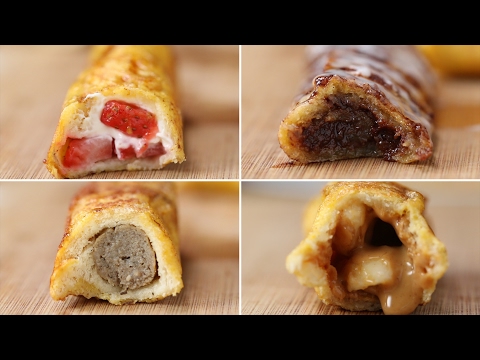 French Toast Roll-Ups 4 Ways Video