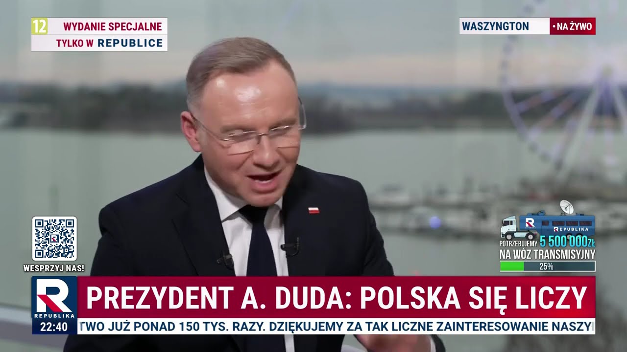 Duda dla Republiki na CPAC: prezydent Trump powiedział, że Polska jest jednym z lepszych sojuszników