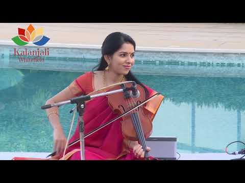 Kalanjali Whitefield 2019 I Charumathi Raghuraman I Violin solo I Sahana ragam