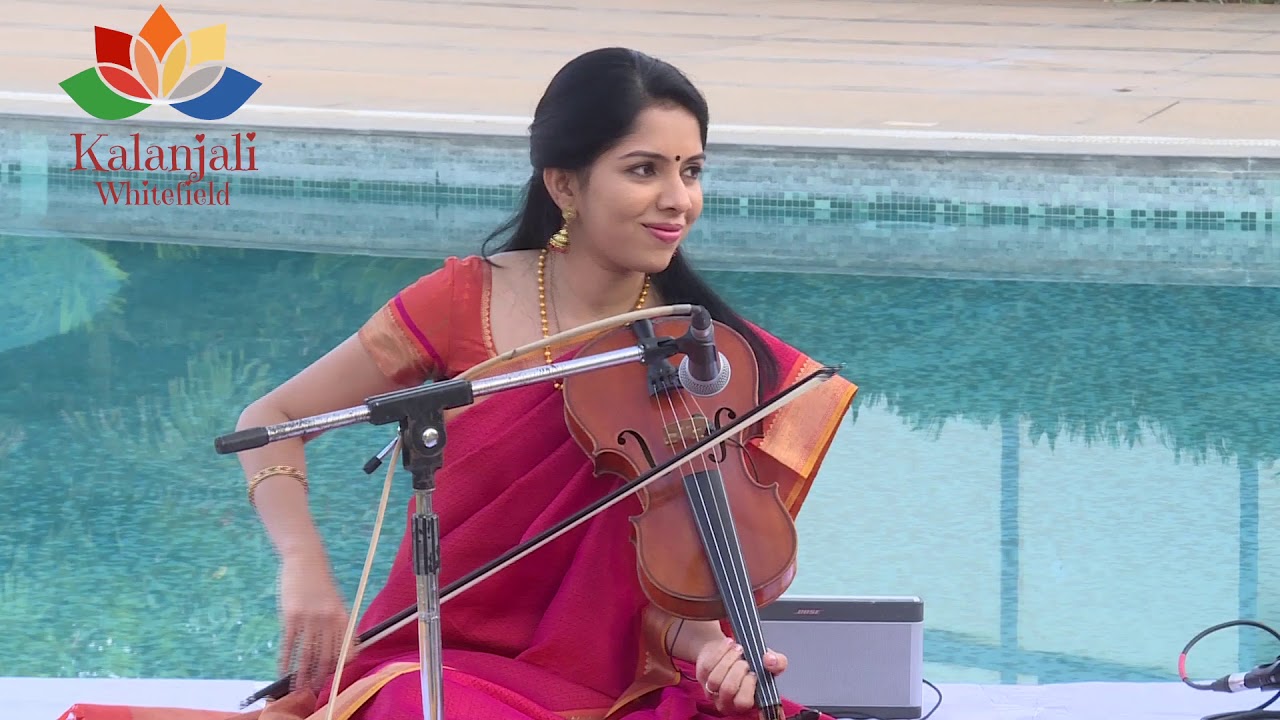 Kalanjali Whitefield 2019 I Charumathi Raghuraman I Violin solo I Sahana ragam