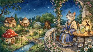 Drift Off While the Village Sleeps Under the Stars 🌙 | Gentle Storybook Cottagecore Music for Sleep