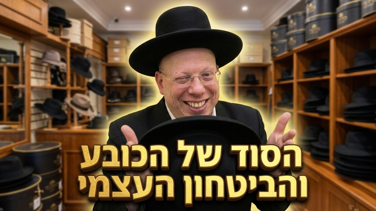 הרב ליאור גלזר - הסוד של הכובע והביטחון העצמי 🎩קורע מצחוק