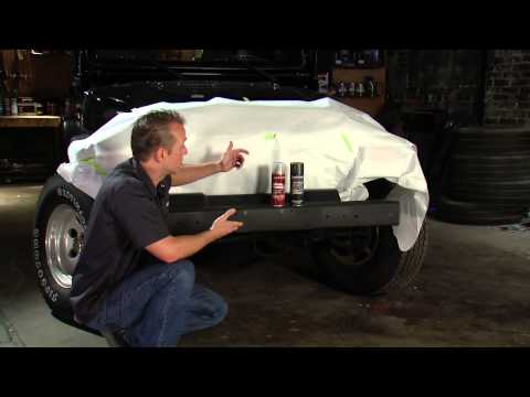 How to paint Jeep Bumpers with Dupli-Color Textured Metallic - Daily Driver Series 