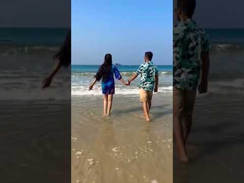 VARKALA BEACH🏖️, CLIFFTOP BEACH, ARABIAN SEA, BLUE SEA,  TRIVANDRUM, KERALA ☀️🌴🚣